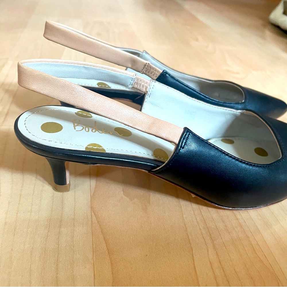 Boden Black kitten heels EU 38 or US 7 - Picture 7 of 7
